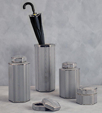 Wavy Pattern Umbrella Stand