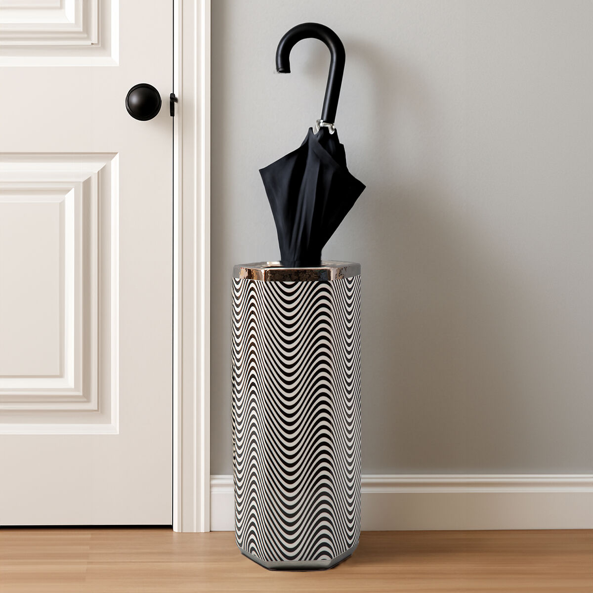 Wavy Pattern Umbrella Stand