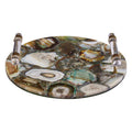 Green and Gold Agate Tray