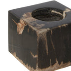 Dark Petrified Wood Tealight Holder