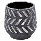 Grey and Silver Small Planter