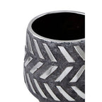 Grey and Silver Small Planter