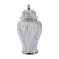 Marble Effect Large Ceramic Jar