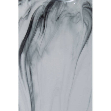 Grey and White Marble Effect Small Ceramic Jar