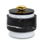 Black Marble Storage Jar