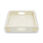 Cream and Gold Studded Tray