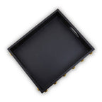 Black and Gold Studded Tray