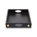 Black and Gold Studded Tray