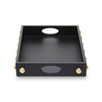 Black and Gold Studded Tray