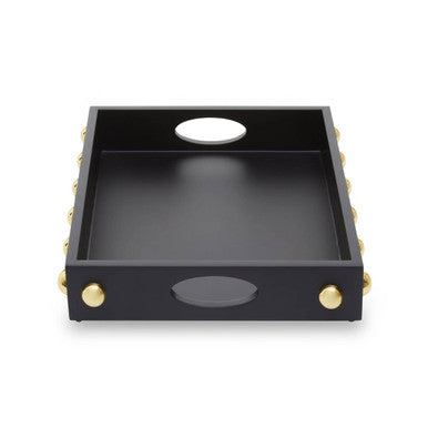 Black and Gold Studded Tray