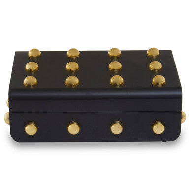 Small Black and Gold Trinket Box