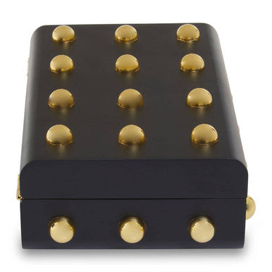 Small Black and Gold Trinket Box