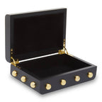 Small Black and Gold Trinket Box