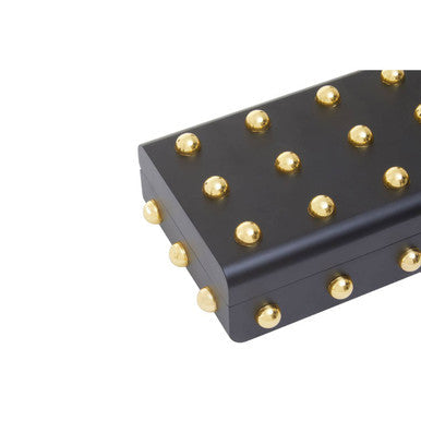 Small Black and Gold Trinket Box