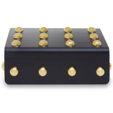 Large Black and Gold Trinket Box