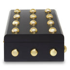 Large Black and Gold Trinket Box
