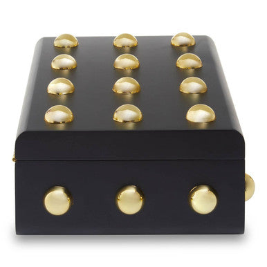 Large Black and Gold Trinket Box