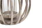Small Silver Finish Compact Lantern