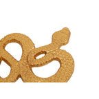 Gold Set of 4 Coasters with Holder