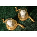 Coiled Snake Candle Holder