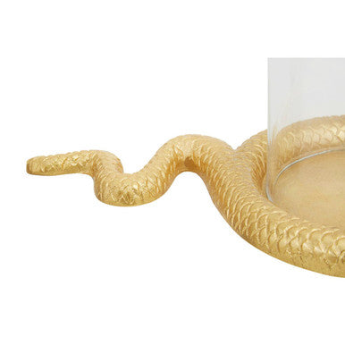 Coiled Snake Candle Holder