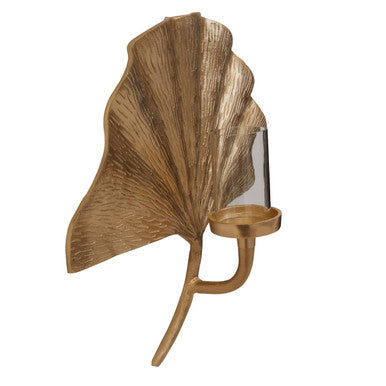 Ginkgo Medium Wall Sconce Candle Holder