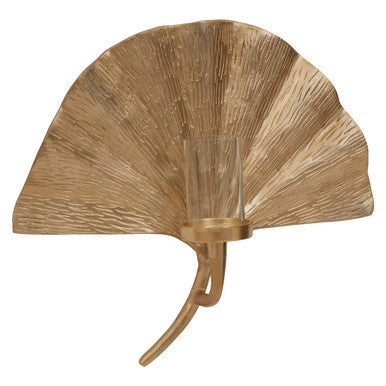 Ginkgo Medium Wall Sconce Candle Holder
