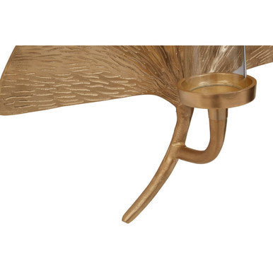 Ginkgo Medium Wall Sconce Candle Holder