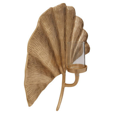 Ginkgo Large Wall Sconce Candle Holder