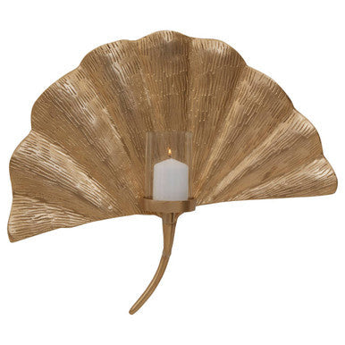 Ginkgo Large Wall Sconce Candle Holder