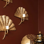 Ginkgo Large Wall Sconce Candle Holder