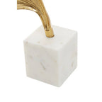 Gold Finish Ginkgo Sculpture