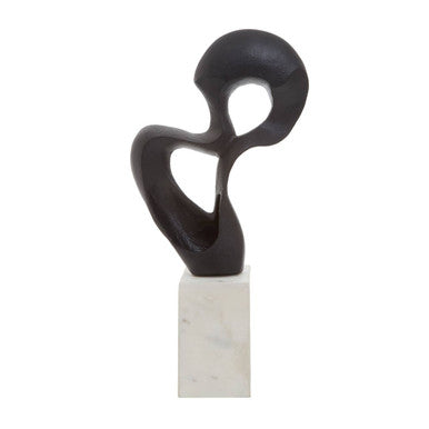 Black Finish Knot Sculpture