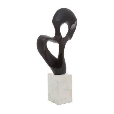 Black Finish Knot Sculpture