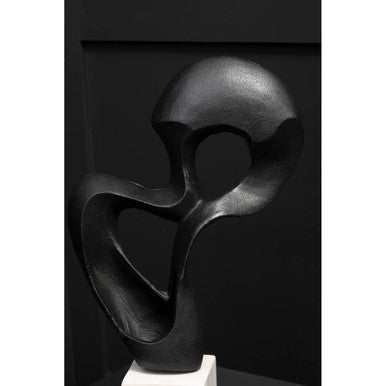 Black Finish Knot Sculpture