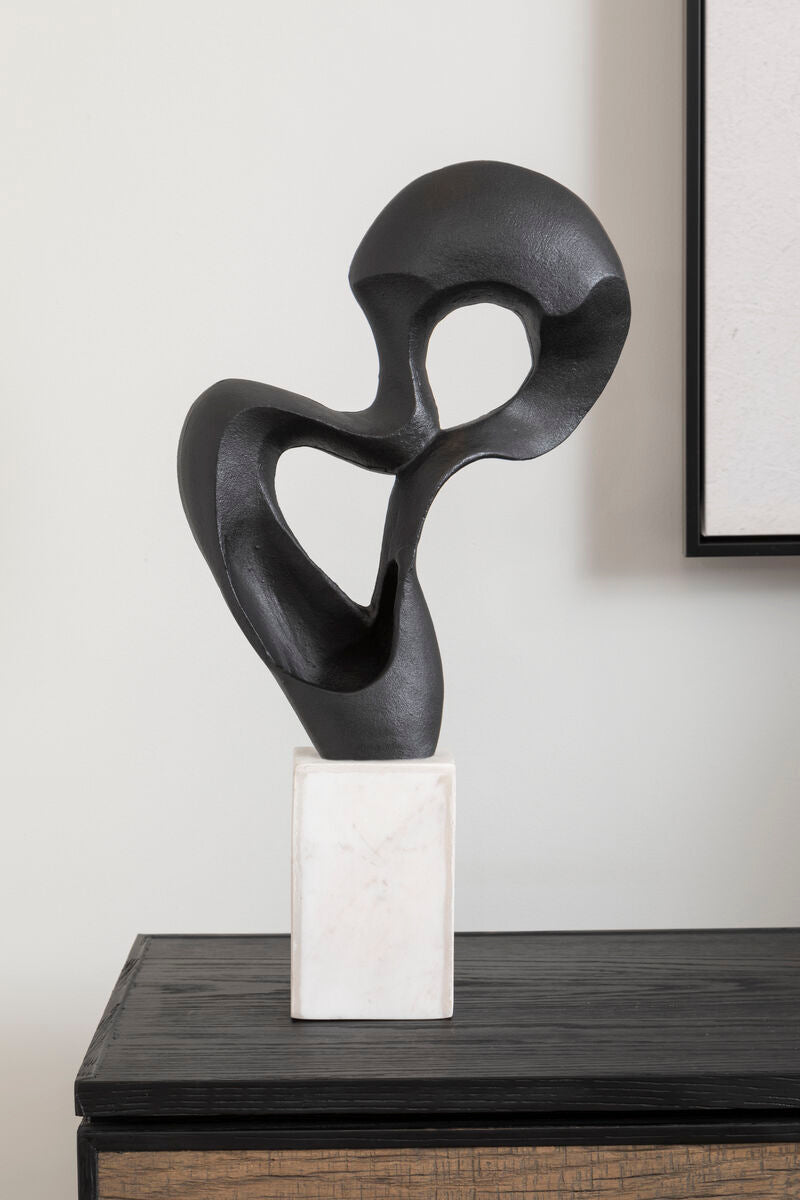 Black Finish Knot Sculpture