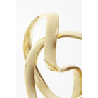 Gold Finish Knot Sculpture