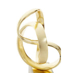 Gold Finish Knot Sculpture