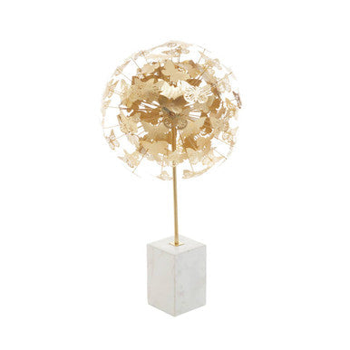 Gold Finish Butterfly Sculpture | Mirano