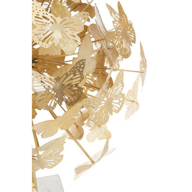 Gold Finish Butterfly Sculpture | Mirano