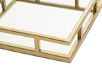 Square Gold Finish Tray