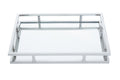Rectangular Silver Finish Tray