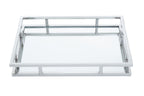 Rectangular Silver Finish Tray