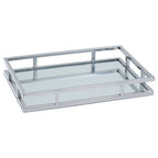 Rectangular Silver Finish Tray