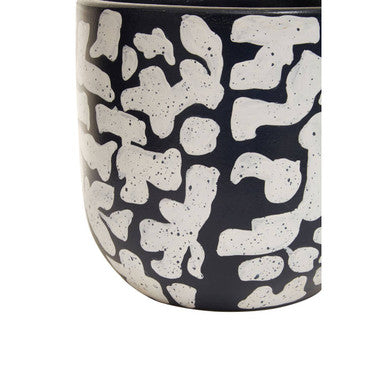 Blue Abstract Earthenware Planter