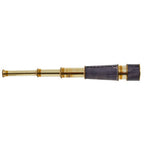 Brass and Black Leather Effect Tapered Telescope