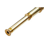 Brass and Black Leather Effect Tapered Telescope