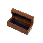 Brown Leather Effect Telescope with Wooden Box