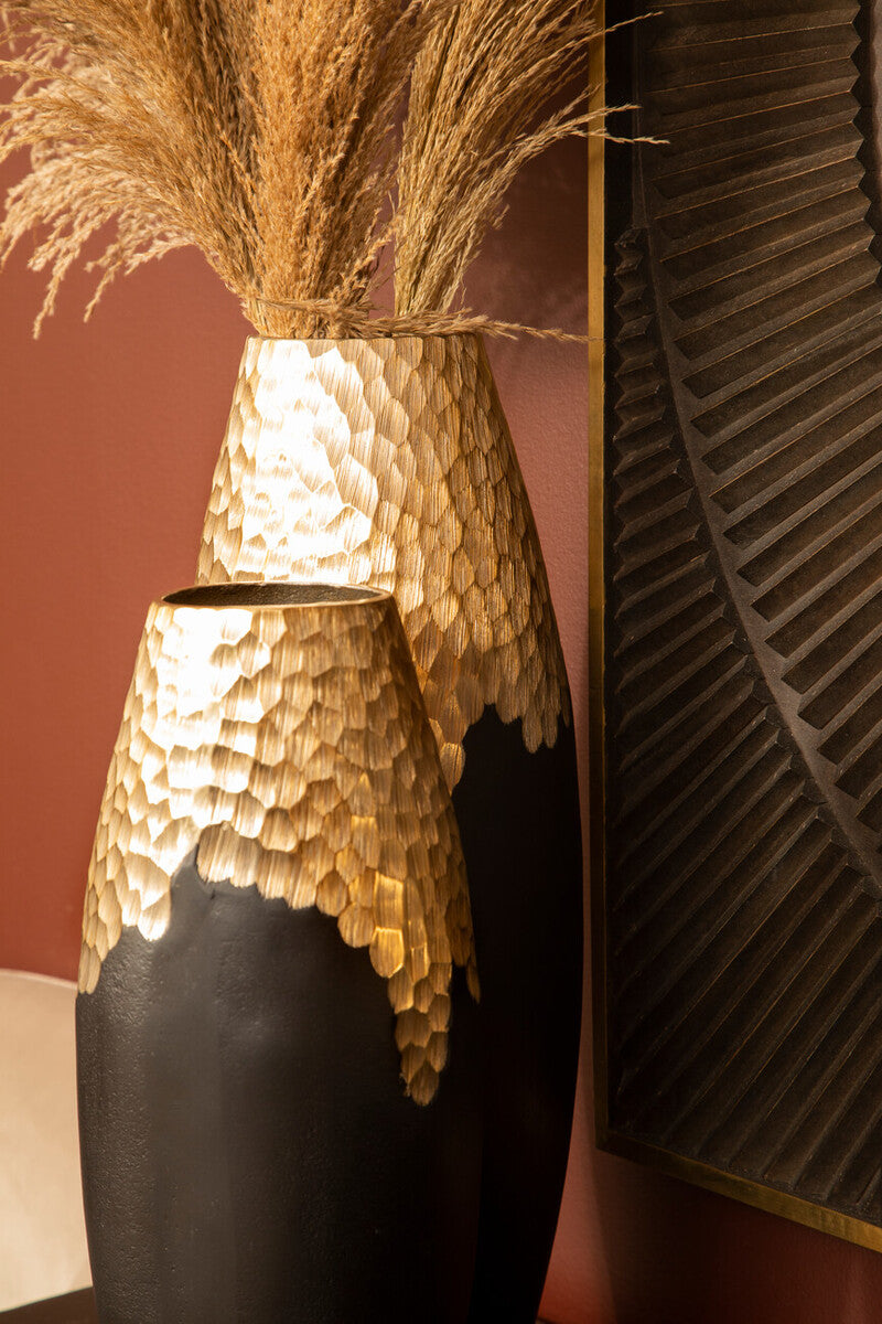 Small Black and Gold Vase