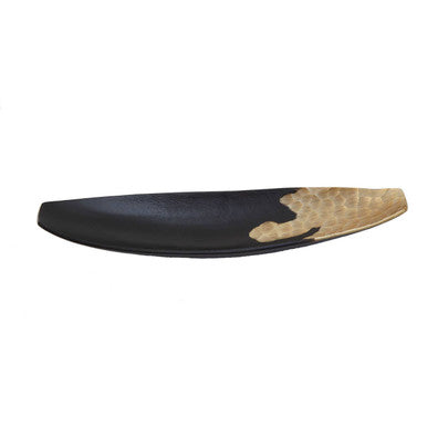 Black and Gold Boat Dish